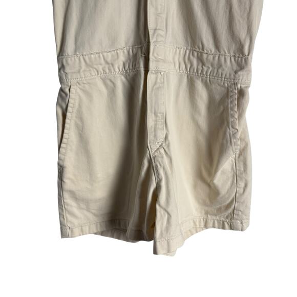 Lee Short Union-Alls Cream Utility Denim Romper Size Small - Picture 7 of 16